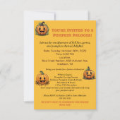 Invitation Palooza citrouille (Devant)