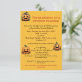 Invitation Palooza citrouille (Debout devant)