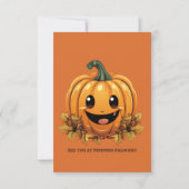 Invitation Palooza citrouille (Dos)