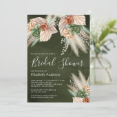 Invitation Pampa de la Terre d'ivoire Fête des mariées d'âge (Debout devant)