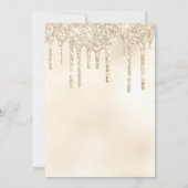 Invitation Pampa de la Terre d'ivoire Fête des mariées d'âge (Dos)