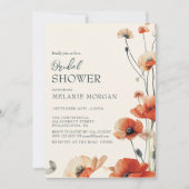 Invitation Pampas Autumn Beige Fête des mariées (Devant)