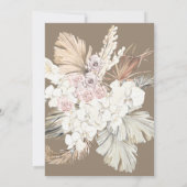 Invitation Pampas Boho Beach Hello Baby shower (Dos)