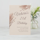 Invitation Pampas de Bohême 21ème Anniversaire (Debout devant)