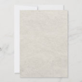 Invitation Pampas de Bohême sur le Baby shower de l'ours de l (Dos)