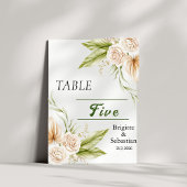 Invitation Pampas Delicate de Boho plié Mariage photo Non