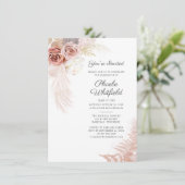 Invitation Pampas Graduation 2025 Party (Debout devant)