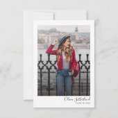 Invitation Pampas Graduation 2025 Photo Grad Party (Dos)