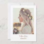 Invitation Pampas Grass Arch Terracotta Photo Bridal Brunch (Dos)