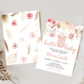 Invitation Pampas Grass Baby shower Vêtements bébé