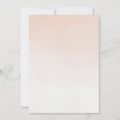 Invitation Pampas Grass Baptême Bohème Bohème Baptême Baptême (Dos)