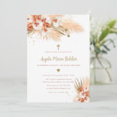 Invitation Pampas Grass Baptism (Debout devant)