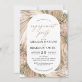 Invitation Pampas Grass Bohemian (Devant)