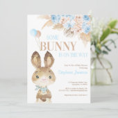 Invitation Pampas Grass Bohemian Tropical Desert Baby shower (Debout devant)