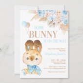 Invitation Pampas Grass Bohemian Tropical Desert Baby shower (Devant)