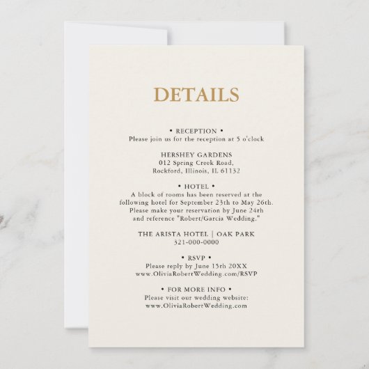 Invitation Pampas Grass Boho Terracotta Tout En Un Mariage (Dos)