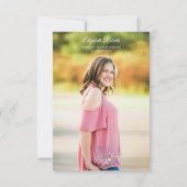 Invitation Pampas Grass Chic Boho Floral Graduation Party (Dos)