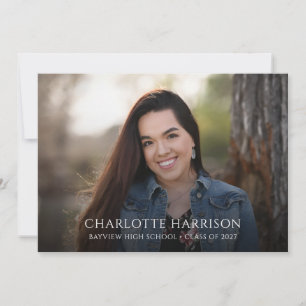 Invitation Pampas Grass Chic Boho Photo Party