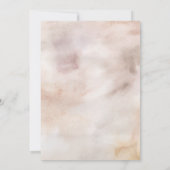 Invitation Pampas Grass Hydrangeas Blooms 40ème anniversaire (Dos)