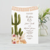 Invitation Pampas Grass Muet Nuestra Boda (Debout devant)