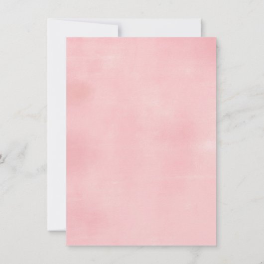 Invitation Pampas Grass Petit Lapin Tournant Un Anniversaire (Dos)