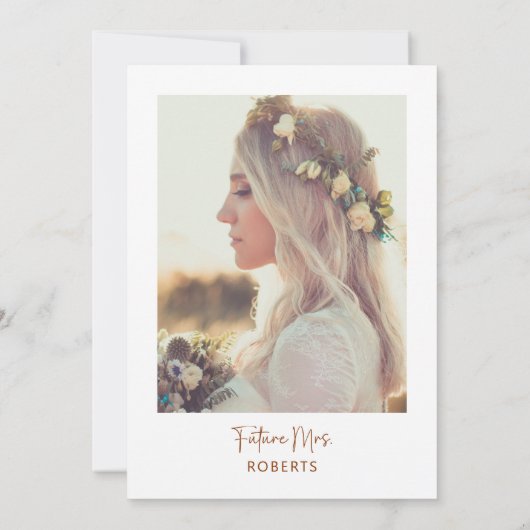 Invitation Pampas Grass Terracotta Arch Photo Fête des mariée (Dos)