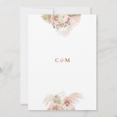 Invitation Pampas Grass Terracotta Arch Tea Party (Dos)