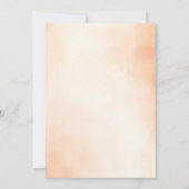 Invitation Pampas Grass Terracotta Floral Automne Fête Annive (Dos)