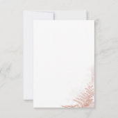 Invitation Pampas Grass Terracotta Tan Aquarelle Mariage (Dos)