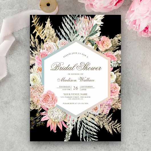 Invitation Pampas Pampas Pampas Pampas Pampas Peau Rose Peau
