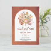 Invitation Pampas pelouse et palmier terre cuite (Debout devant)