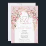 Invitation Pampas Rustic Blush rose pampas brunch nuptial<br><div class="desc">Offrez-vous l'essence de l'élégance raffinée avec le Rustic Blush Pampas Boho Arch Bridal Brunch Modèle d'invitation. Cette offre exquise exhale le luxe de ses délicates pivoines rose vif entrelacées d'une pelouse de pampas géante, sur fond d'arche boho. Impeccablement conçu pour captiver, ce modèle d'invitation vous donne la liberté de façonner...</div>