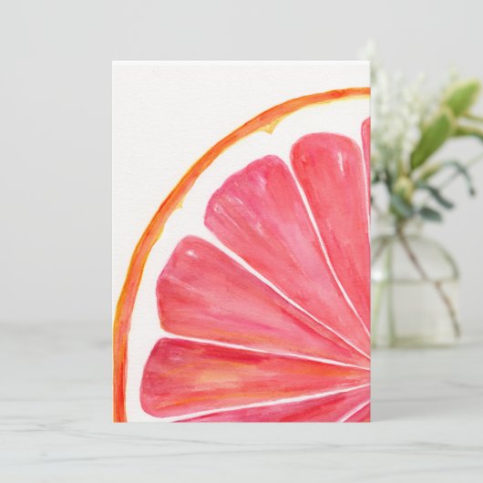 Invitation Pamplemousse (Debout devant)