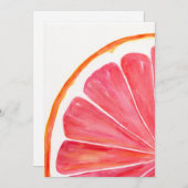 Invitation Pamplemousse (Devant / Derrière)