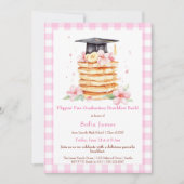 Invitation Pancake Graduation Breakfast Celebration  (Devant)