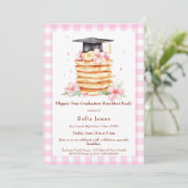 Invitation Pancake Graduation Breakfast Celebration  (Debout devant)