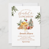 Invitation Pancake Hot Cocaca Noël Fête de Noël Déjeuner de n (Devant)