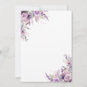 Invitation Pancakes & culottes Lingerie Fête des mariées Flor (Dos)