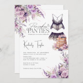 Invitation Pancakes & culottes Lingerie Fête des mariées Flor (Devant / Derrière)