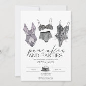 Invitation Pancakes et culottes lingerie nuptiale douche (Devant)