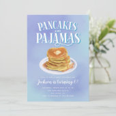 Invitation Pancakes et Pajamas Boys Anniversaire (Debout devant)