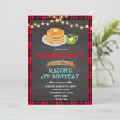 Invitation pancakes et pyjama de bûcheron (Debout devant)