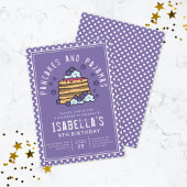 Invitation Pancakes et pyjamas mignons