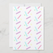 Invitation Pancakes et pyjamas Sleepover Sprinkts Kraft (Dos)