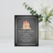 Invitation Pancakes + Pacificateurs Chalkboard Brunch Baby sh (Debout devant)