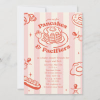 Pancakes Pacificateurs Doodle Girl Baby shower Bru