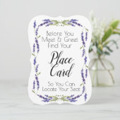 Invitation Pancarte de carton (Debout devant)