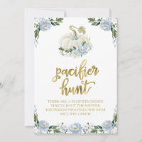 Pancarte de jeu de chasse au hochet garçon automne