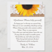 Invitation Pancarte de panier de mariage pour hommes (Devant)