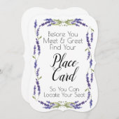 Invitation Pancarte de place (Devant / Derrière)